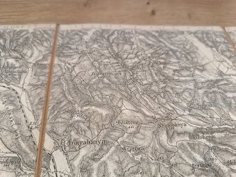 vojenská mapa Lučenec - Losonc 1880 Rakúsko Uhorsko - 10