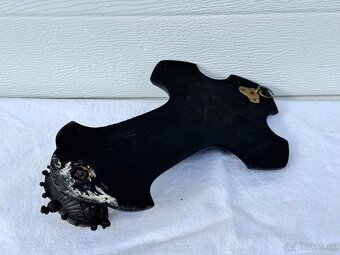 Nádherná zdobená velká starožitná kropenka kol.1870 - 10