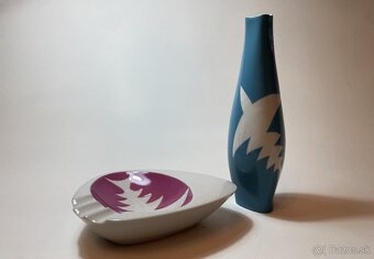Jaroslav Ježek - váza, popolník, porcelán - 10