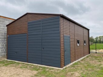 🛠️ MONTOVANÁ PLECHOVÁ HALA 6x8m – SKLAD, DIELŇA - 10