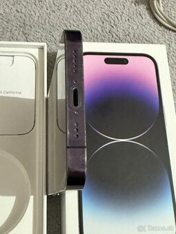 Predám Apple iPhone 14 PRO 256GB Deep Purple Bežné známky - 10