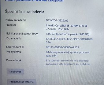 HP ProBook 6470b / i5-3210M / 4GB RAM / 500GB HDD / 14" - 10