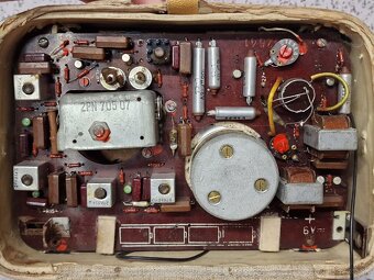 Radio Mír ☆ starožitné kabelkové radio Tesla T 2800 B-2 - 10