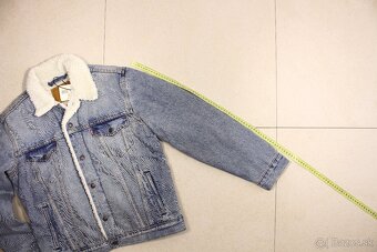 Pánská džínová bunda Levi's Trucker Sherpa M džíska - 10