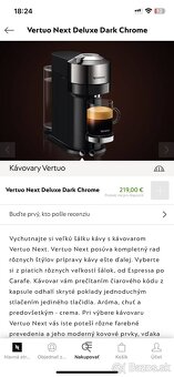 NESPRESSO- Vertuo Next Deluxe Dark Chrome - 10