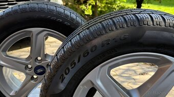 Hliníkové disky Ford 16” + zimné pneumatiky - 10