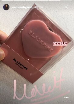 KPOP Blackpink pop socket držiak ružové srdce - 10