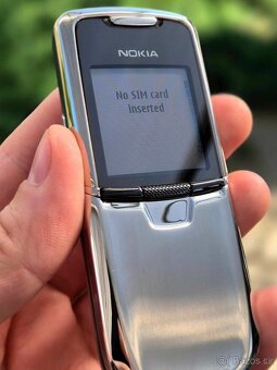 NOKIA 8800 SILVER TOP STAV AKO NOVÝ- BEZ ŠKRABANCA - RARITA - 10