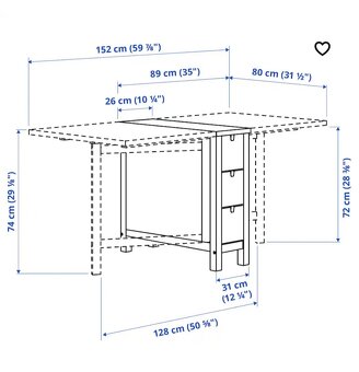 Jedálenský stôl ikea - 10