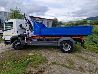 Mercedes Atego 1218 nosič kontajnerov s hydraulickou rukou - 10