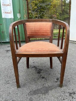 Secesná garnitúra sofa + 2 kreslá garnitúra - 10