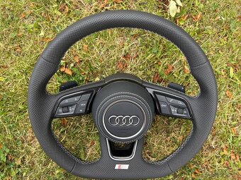 AUDI VOLANT ZKOSENY SPORTOVY + PADLA + AIRBAG - 10