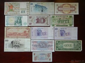 Bankovky Francuzko,Švajčiarsko a iné - 10