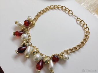 3 ks rôzne krasne bižu nahrdelniky - 10