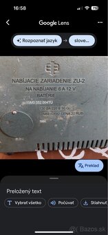 Nabíjacie zariadenie ZU-2 na batérie 6A 12V - 10