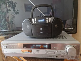 7 v1 DAB+ FM prenosné rádio STEREO kazeťák 230v aj Baterky - 10