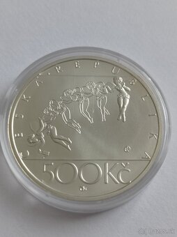 500 korún - PROOF / BK - ČNB - striebro - 10