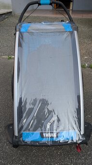 Thule Chariot Sport Blue – TOP STAV, málo používaný - 10