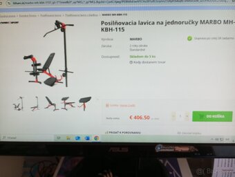 Multifunkčná lavica s kladkou a predkopmi MARBO -za 1/3 ceny - 10