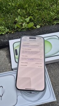 Predám Apple Iphone 15, 128gb green, ako nový TOP stav - 10