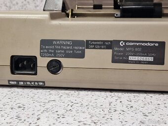COMMODORE MPS 802 / Historická tlačiareň - 10