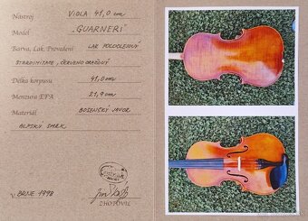 Viola veľkosť 41 z dielne J. Kropíka - 10