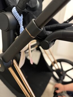 Trojkombinácia Cybex PRIAM Rosegold, Sepia black - 10