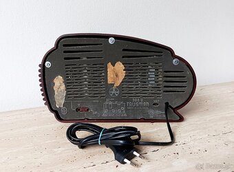 Krásný bytový doplněk - starožitné rádio, excelentní stav - 10