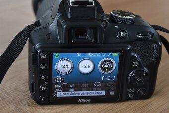 Nikon d3300 s 2x VR objektivom 18-55 afp + zoom 55-200 afs - 10