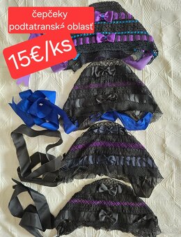 Stary kroj stuhy čepce zápästky - 10