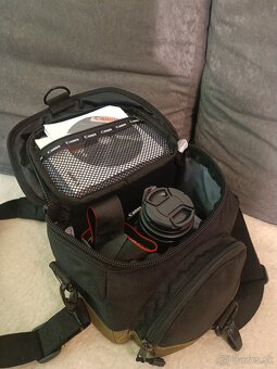 Canon EOS 1100D + objektív, príslušenstvo a taška - 10