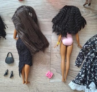 Nová bábika Barbie Extra, Color Reveal, černoška - 10