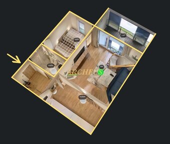 NÁJOM 2 IZBOVÝ BYT 64 m2 LOGGIA, NOVOSTAVBA, CENTRUM, PREŠOV - 10
