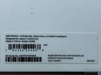 AirPods Max space grey 100% originál - 10