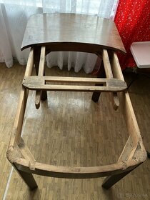 stary dreveny jedalensky stol - 10