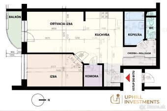 2 izbový byt v novostavbe, 60m2, Šustekova, BA - Petržalka - 10