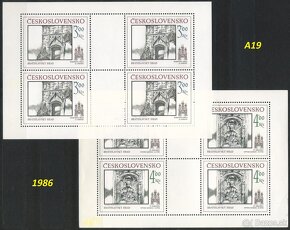 Poštové známky, filatelia: ČSSR 1945-92, aršíky - Umenie - 10