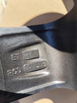 5x114,3 r15 hliníkové disky Hyundai, Kia, grafit - 10