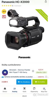 4K kamera Panasonic HC-X2000 + Raynox 0.7 Wide + CINE-X CPL - 10