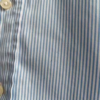 POLO Ralph Lauren modrá pruhovaná košeľa s dlhým rukávom XXL - 10