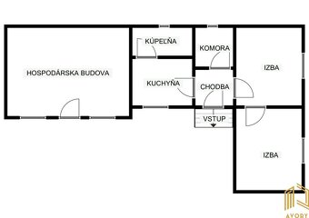 ROHOV - ROD. DOM s HOSP. BUDOVOU, POZEMOK 1.100m2, okr. SENI - 10