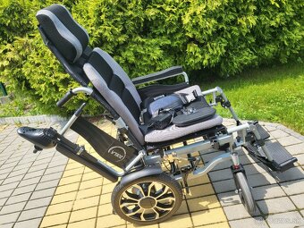 elektrický invalidný vozík XL 53cm do170kg novy 10km/h - 10