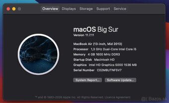 Predám MacBook Air 13" (Mid 2013) + 128GB JetDrive karta - 10