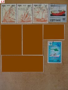 Nádherné poštové známky LODE - 10