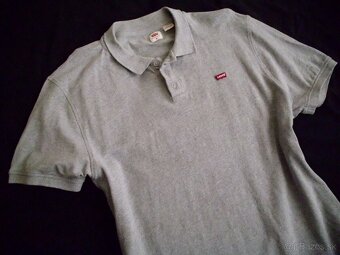 Levis pánske sivé polo tričko L-XL - 10
