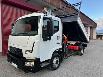Renault D 6,5 150 sklápač s hydraulickou rukou palfinger - 10