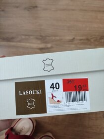 Korkové kožené sandále Lasocki v.40 - 10