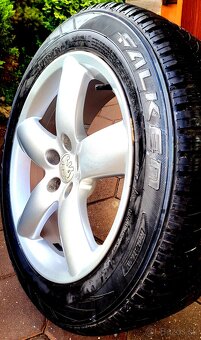 alu R17 5x108 orig. Peugeot 407, zimné pneu 215/55 - 10