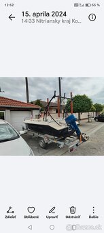 Predám motorový čln s privesom - 10