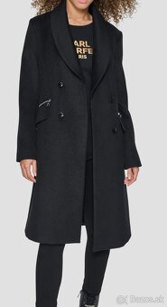 Karl Lagerfeld M čierny kabát - 10